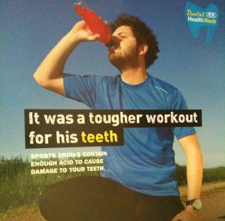 Dental Health Week 2013 - Sport drinks cause tooth erosion