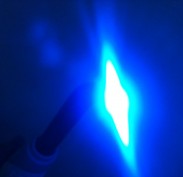 Intense blue curing light