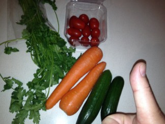 Vegetables - definite thumbs up