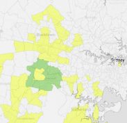 Heat Map of COVID-19 in Greater Sydney